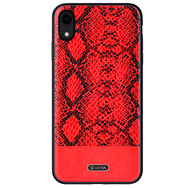 

Чехол-накладка для iPhone XR Devia Python Series Case Red, Комбинированный