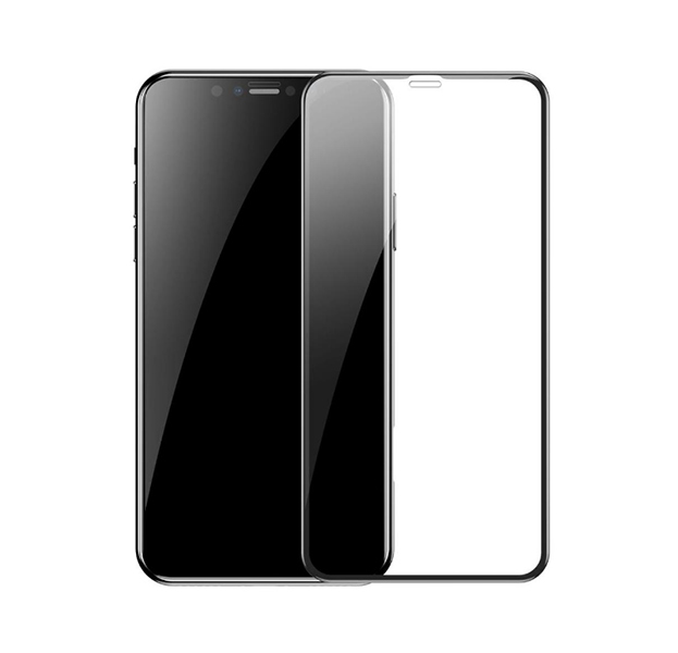 

Черное защитное стекло для iPhone XR 3D Full Cover Tempered Glass