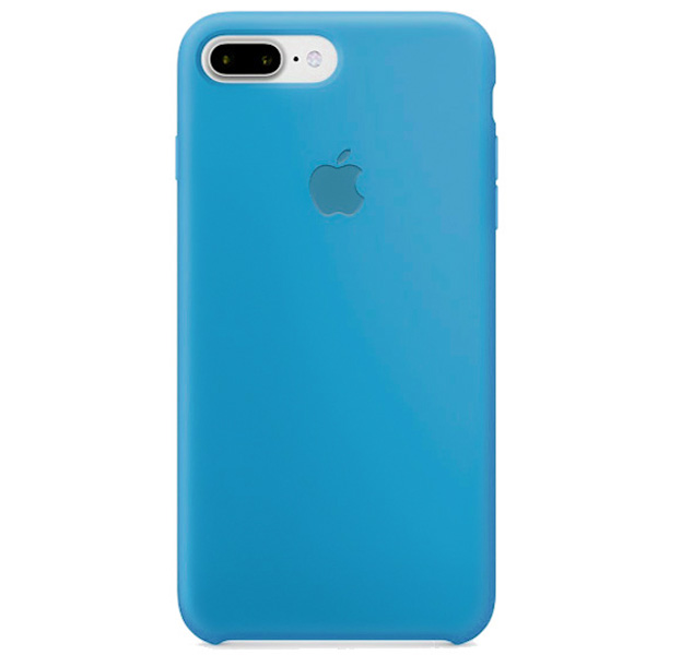 

Голубой силиконовый чехол для iPhone 7/8 Plus Silicone Case