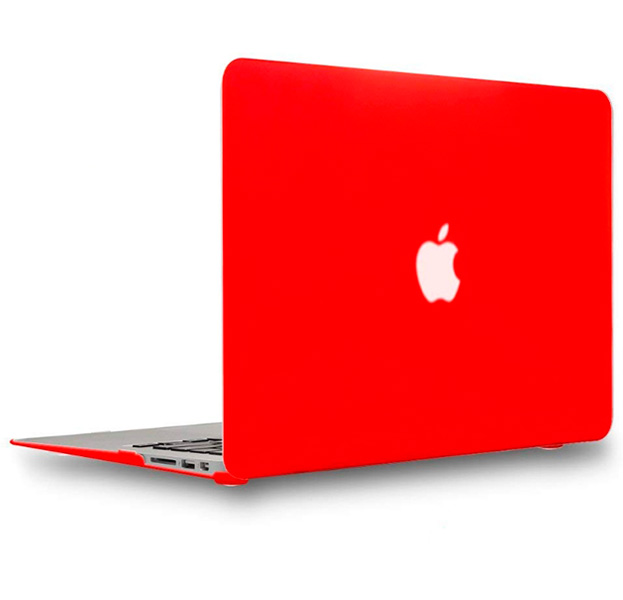 

Красная пластиковая накладка для Macbook Air 13", Красный