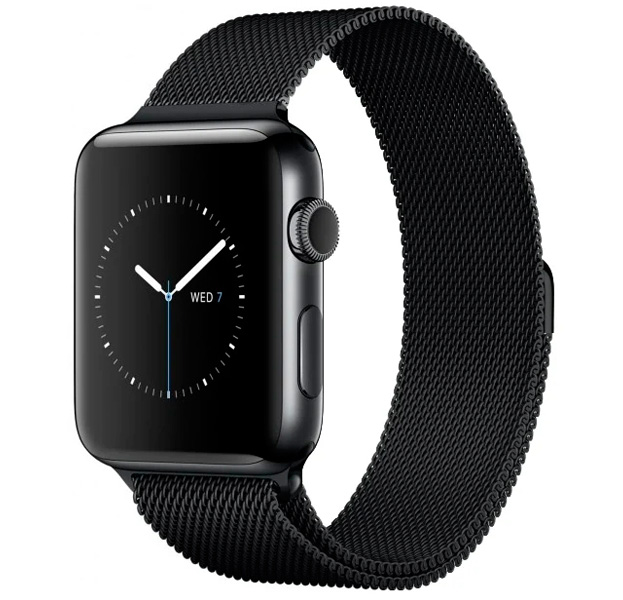 

Металлический ремешок Milanese Band для Apple Watch 42/44 mm черный