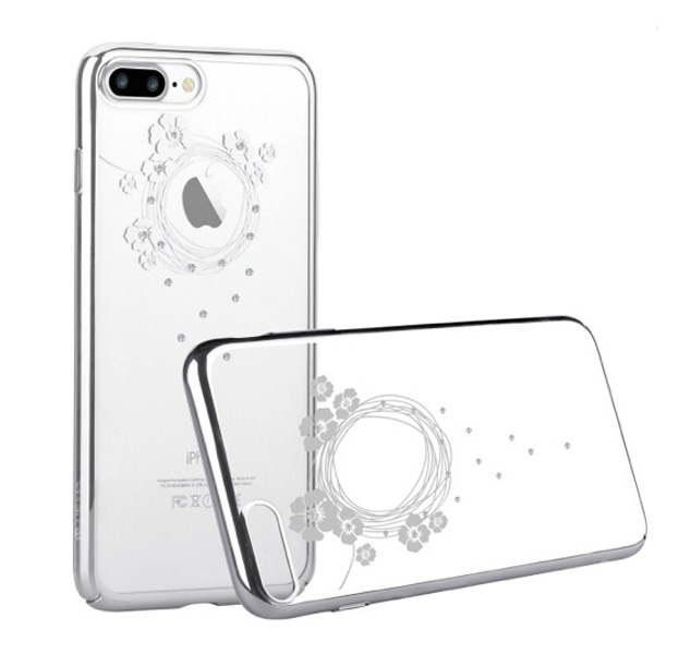 

Прозрачный чехол для iPhone 7/8 Plus Devia Crystal Garland Silver, Серебристый
