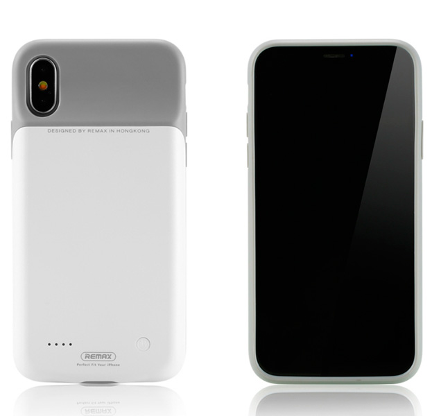 

Белый чехол с аккумулятором для iPhone X/XS Remax Penen 3200 mAh