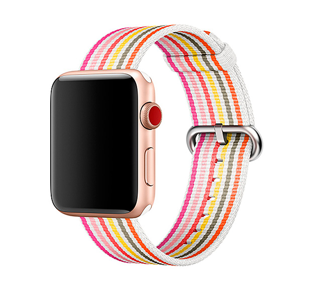 

Нейлоновый ремешок для Apple Watch 42/44 mm Striped Band Colorful