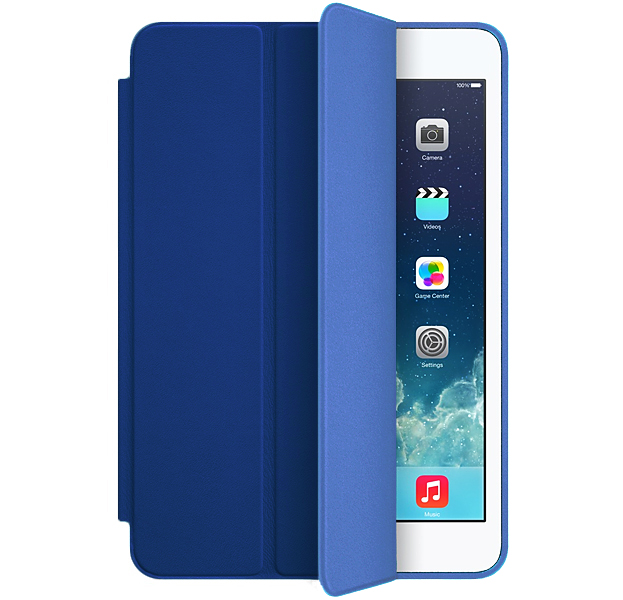 

Синий чехол для iPad Mini Smart Case