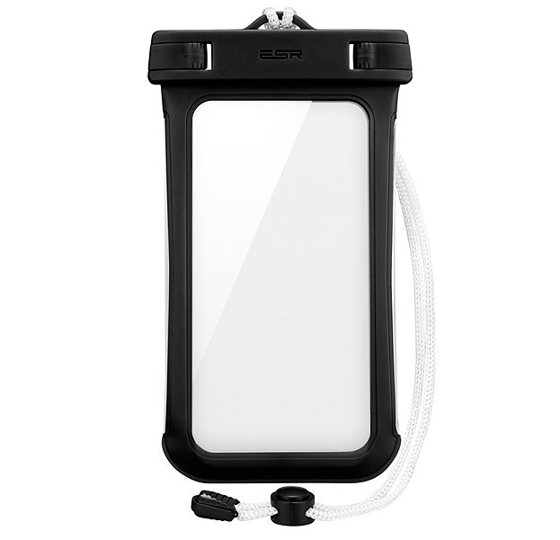 

Черный водонепроницаемый чехол для смартфонов ESR Waterproof Bag, Прозрачный