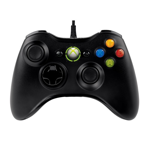 

Черный проводной джойстик для Xbox 360