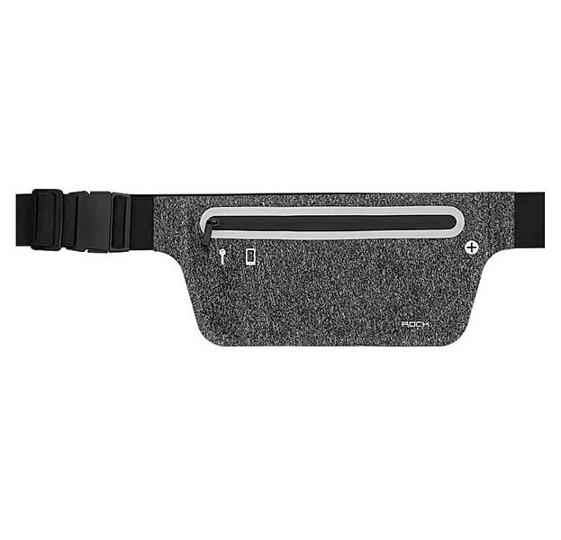 

Черная поясная сумка для смартфонов Rock Slim Sport Waist Bag II, Черный