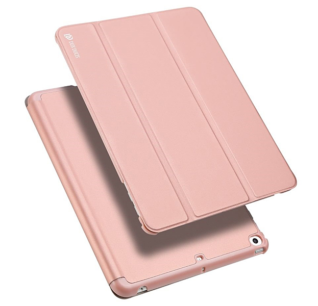

Розовый чехол-книжка для iPad 9.7 2017/2018 Dux Ducis Skin Series