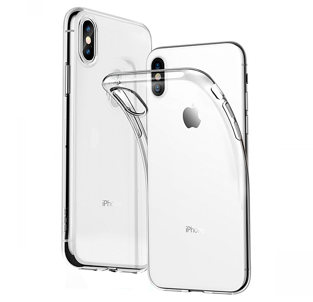 

Прозрачный силиконовый чехол для iPhone XS Max Transparent Brauffen Case