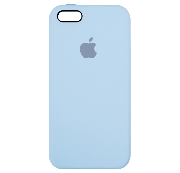 

Светло-синий силиконовый чехол для iPhone 5/5S/SE Silicone Case, Фиолетовый