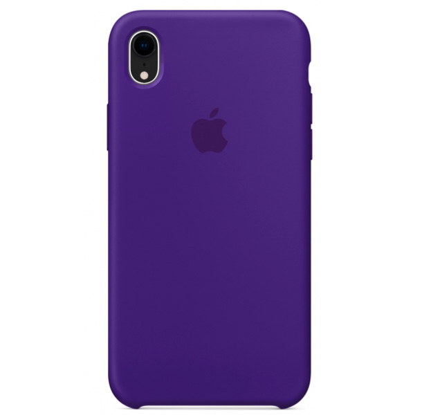 

Темно-пурпурный силиконовый чехол для iPhone XR Silicone Case, Фиолетовый