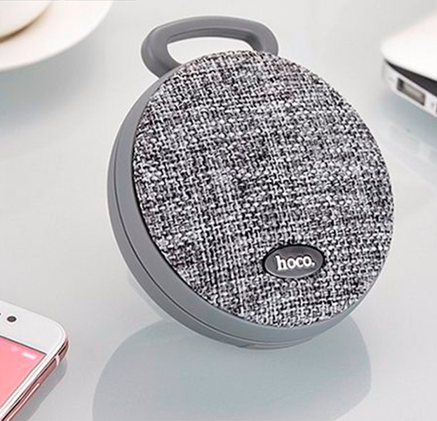 

Серая портативная Bluetooth колонка Hoco BS7