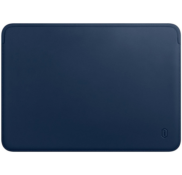 

Синий кожаный чехол для Macbook Pro 13 (2016-2018) WiWU Skin Pro