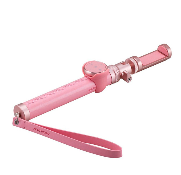 

Монопод с Bluetooth-кнопкой Momax Selfie Pro Selfie Pod 90 см Rose Gold