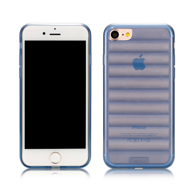 

Голубой силиконовый чехол для iPhone 7/8 Remax Waves