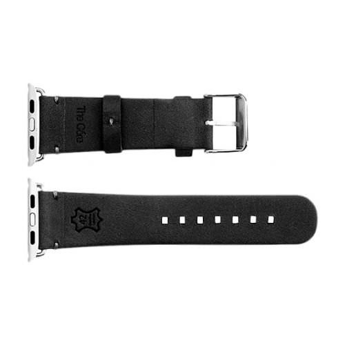 

Черный кожаный ремешок для Apple Watch 38/40 mm The Core Cowhide Leather Band