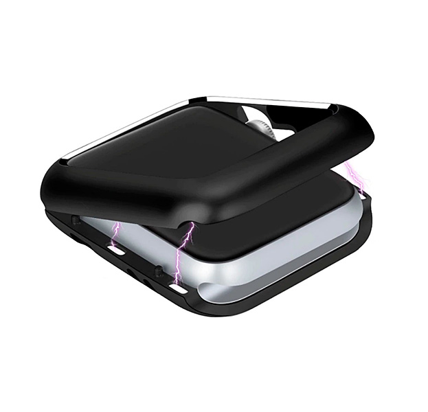 

Черный противоударный чехол для Apple Watch 42 mm Fashion Case
