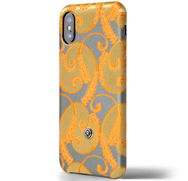 

Золотой чехол-накладка для iPhone X/XS Revested Silk "Cover Cold of Florence"