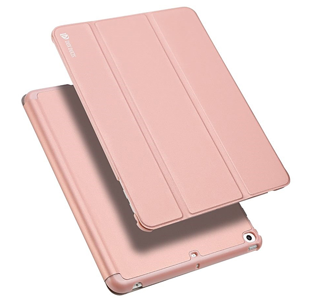 

Розовый чехол-книжка для iPad 9.7 2017/2018 Dux Ducis Skin Series with Pencil Slot