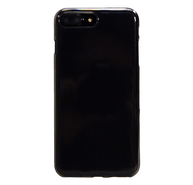 

Черный силиконовый чехол-накладка для iPhone 7/8 Plus Rainbow Case, Полупрозрачный