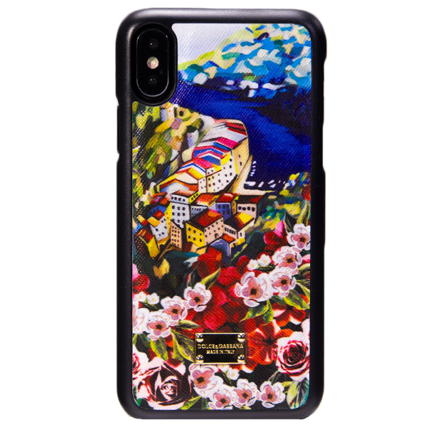 

Чехол-накладка для iPhone X/XS Bright Collection Village, С рисунком