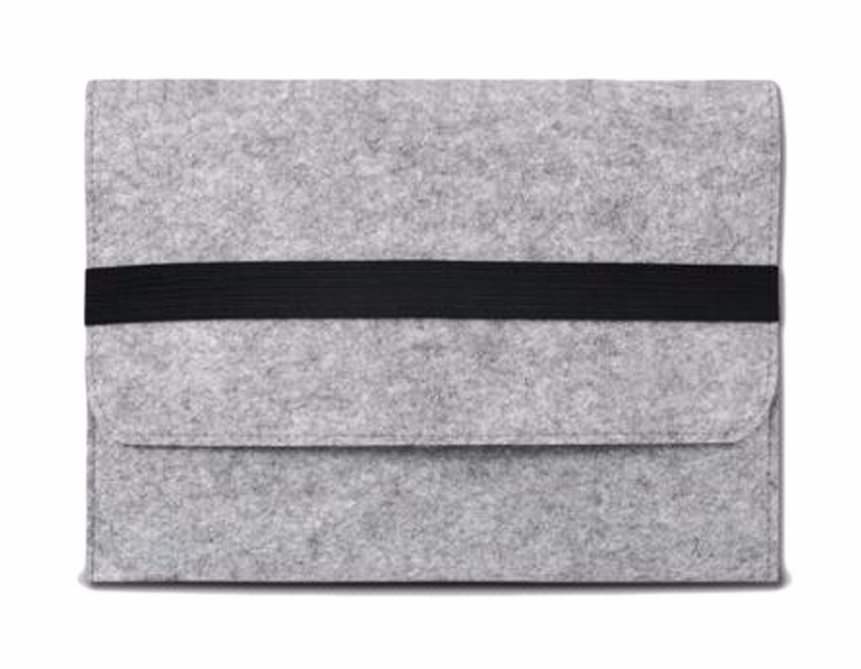 

Серый фетровый чехол для Macbook Air/Pro 13 Elastic Clasp Case