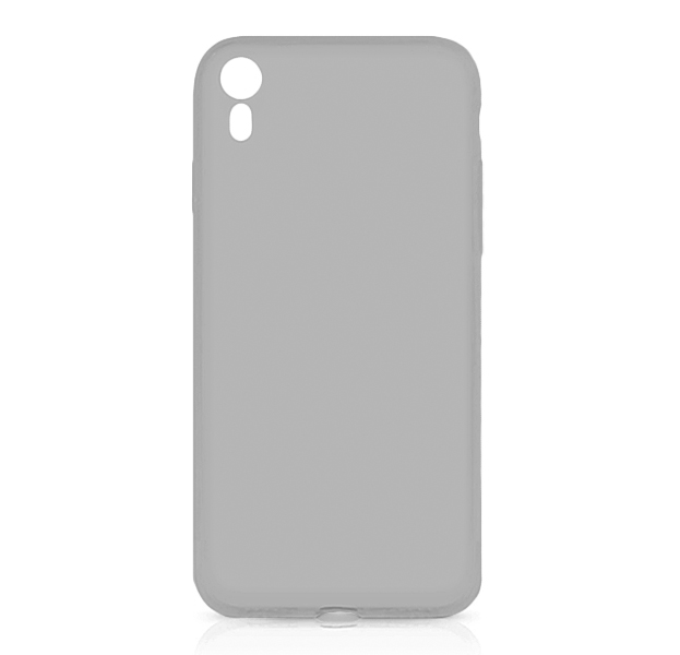 

Черный силиконовый чехол для iPhone XR Transparent Brauffen Case, Полупрозрачный