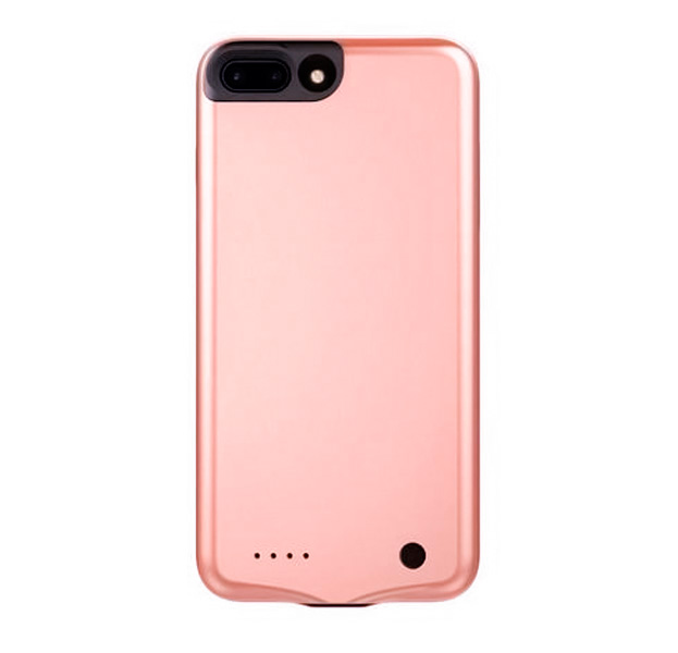 

Розовый чехол с аккумулятором для iPhone 7/8 Plus Baseus Geshion Backpack 3650 mAh