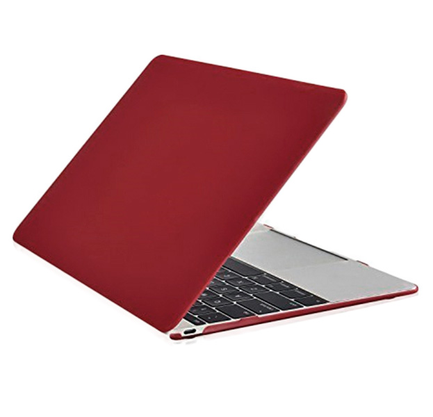 

Пластиковая накладка для Macbook 12 Matte Pastel Vine Red, Красный