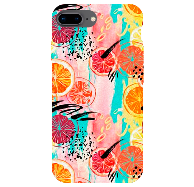 

Чехол-накладка для iPhone 7/8 Plus Fluorescent Collection Citrus, С рисунком