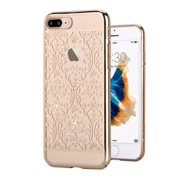 

Прозрачный чехол для iPhone 7/8 Plus Devia Crystal Baroque Champagne Gold, Золотой