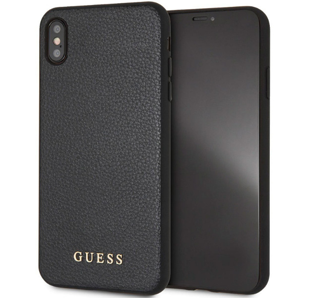 

Чехол-накладка для iPhone XS Max Guess Iridescent Collection Black, Черный