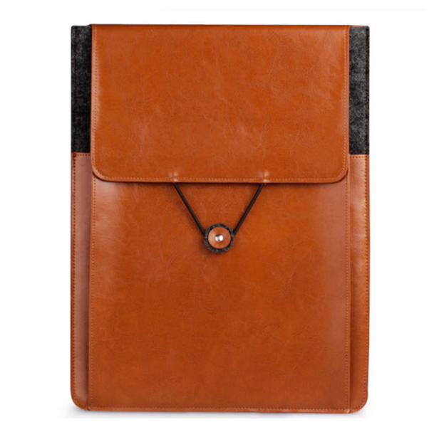 

Кожаный чехол для Macbook Pro 15" Retina Postman Dark Gray/Coffee, Коричневый