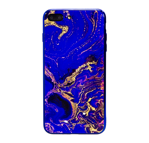 

Чехол-накладка для iPhone iPhone 7/8 Plus Marble Series Blue, Синий