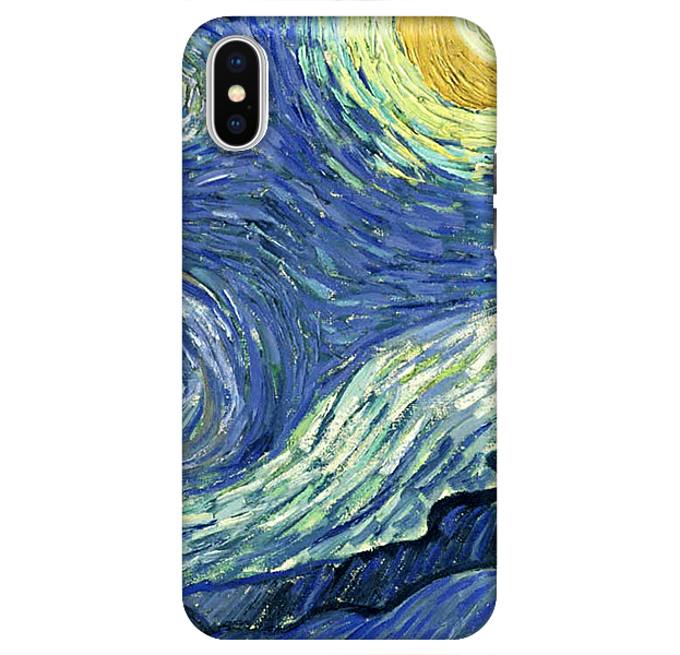 

Чехол-накладка для iPhone X/XS Fluorescent Collection Van Gogh