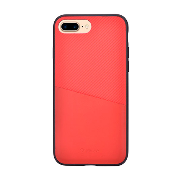 

Красный чехол-накладка для iPhone 7/8 Plus Devia iWallet