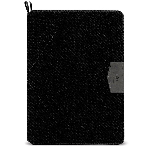 

Чехол-книжка для iPad 9.7 2017/2018 Kajsa Denim Collection Washed Black, Черный