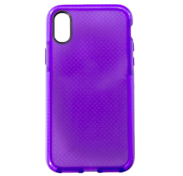 

Фиолетовый силиконовый чехол для iPhone X/XS Silicone Protect