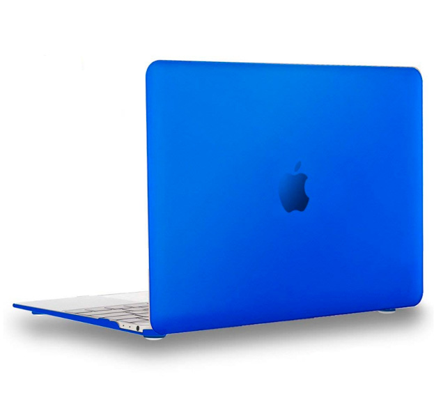 

Синяя пластиковая накладка для Macbook 12 Transparent Hard Shell Case, Синий
