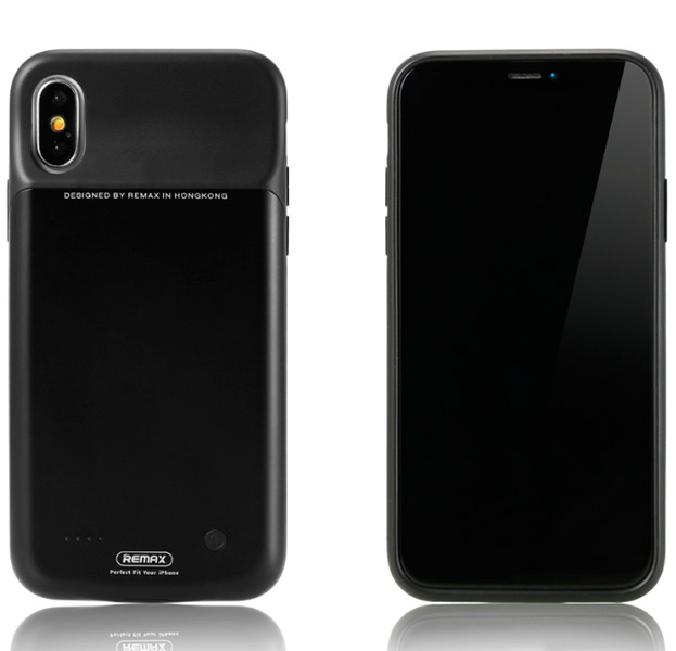 

Черный чехол с аккумулятором для iPhone X/XS Remax Penen 3200 mAh