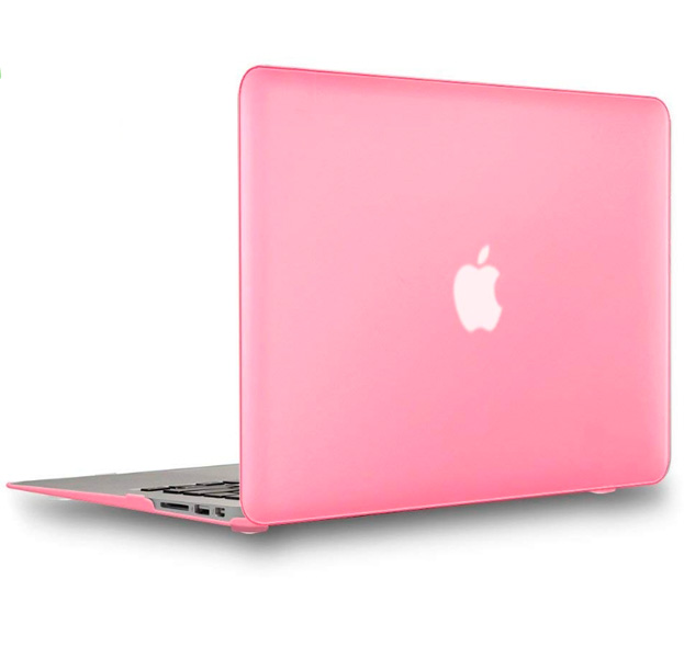 

Розовая пластиковая накладка для Macbook Air 13", Розовый
