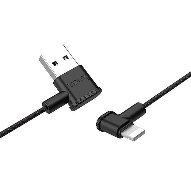 

Черный USB-кабель Lightning Hoco X28 Data Cable 1.2m
