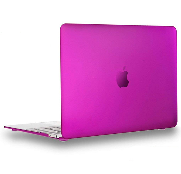

Пурпурная пластиковая накладка для Macbook 12 Transparent Hard Shell Case, Фиолетовый