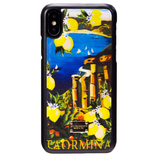 

Чехол-накладка для iPhone X/XS Lemon Collection Taormina, С рисунком