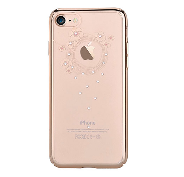 

Прозрачный чехол для iPhone 7/8 Devia Crystal Garland Champagne Gold, Золотой