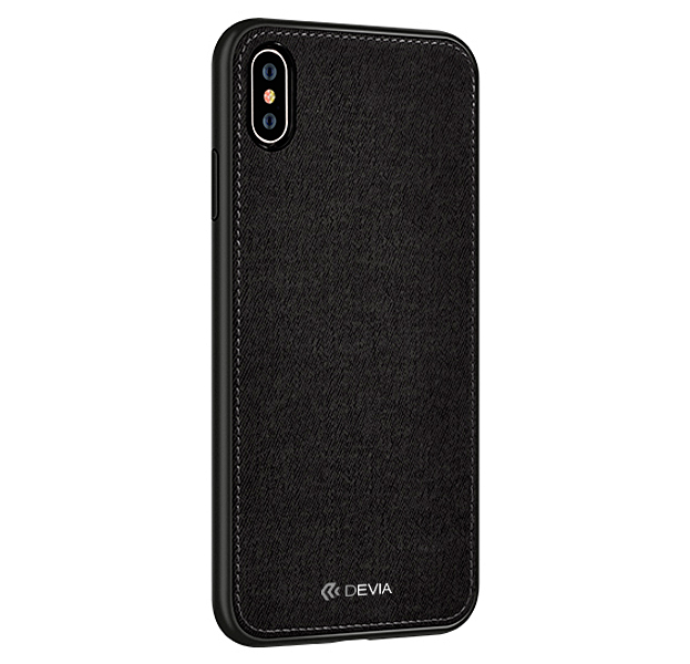 

Чехол-накладка для iPhone XS Max Devia Nature Series Case Gun Black, Черный