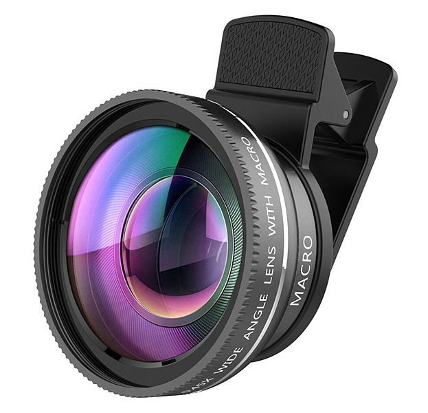 

Набор линз Apexel 2-in-1 Macro Lens/Wide Angle