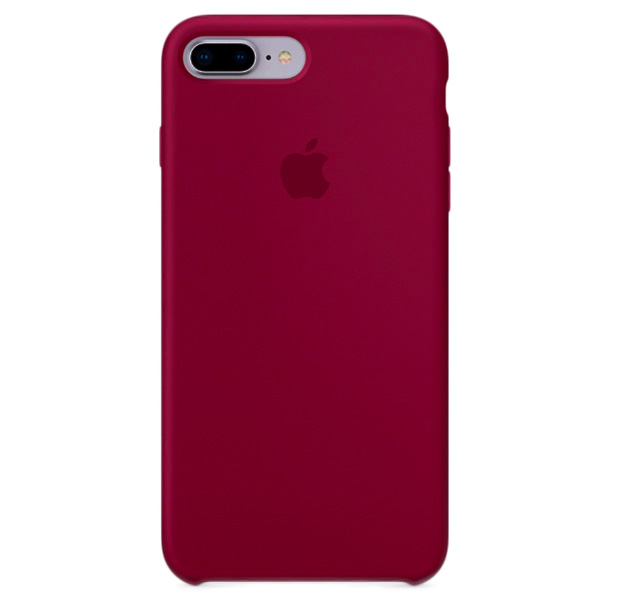 

Малиновый силиконовый чехол для iPhone 7/8 Plus Silicone Case, Розовый