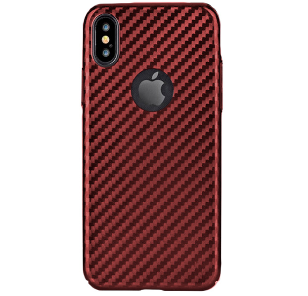 

Красный чехол-накладка для iPhone X/XS Devia Linger